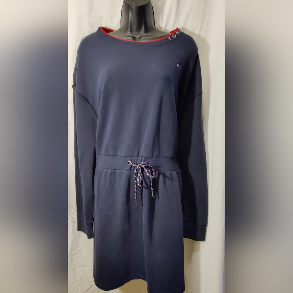 Tommy Hilfiger blue sweater dress nwt size XL